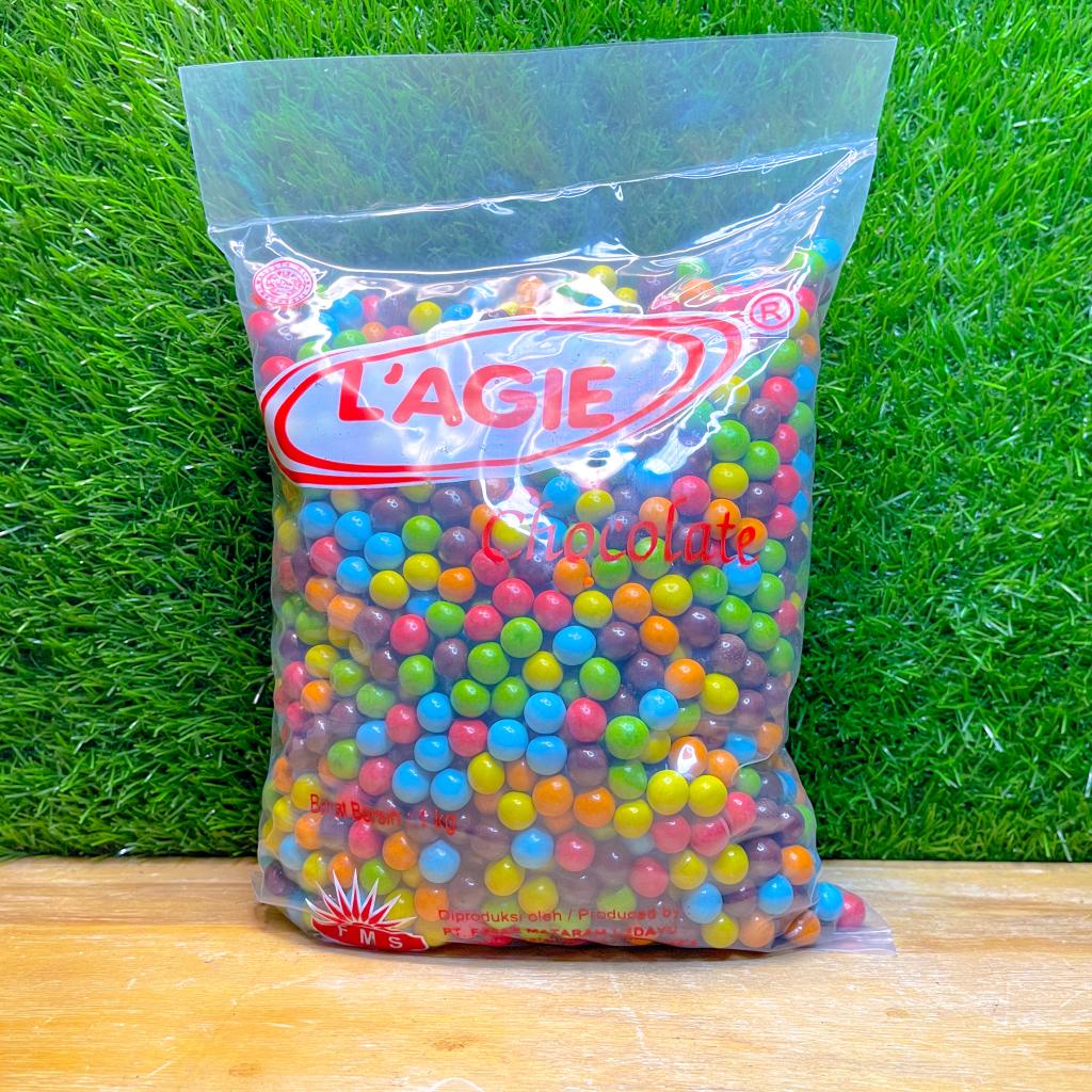 

Lagie Golden City Colour Mini Ball 1 Kg / Choco Ball Warna / Bukan Chic choc / Promo