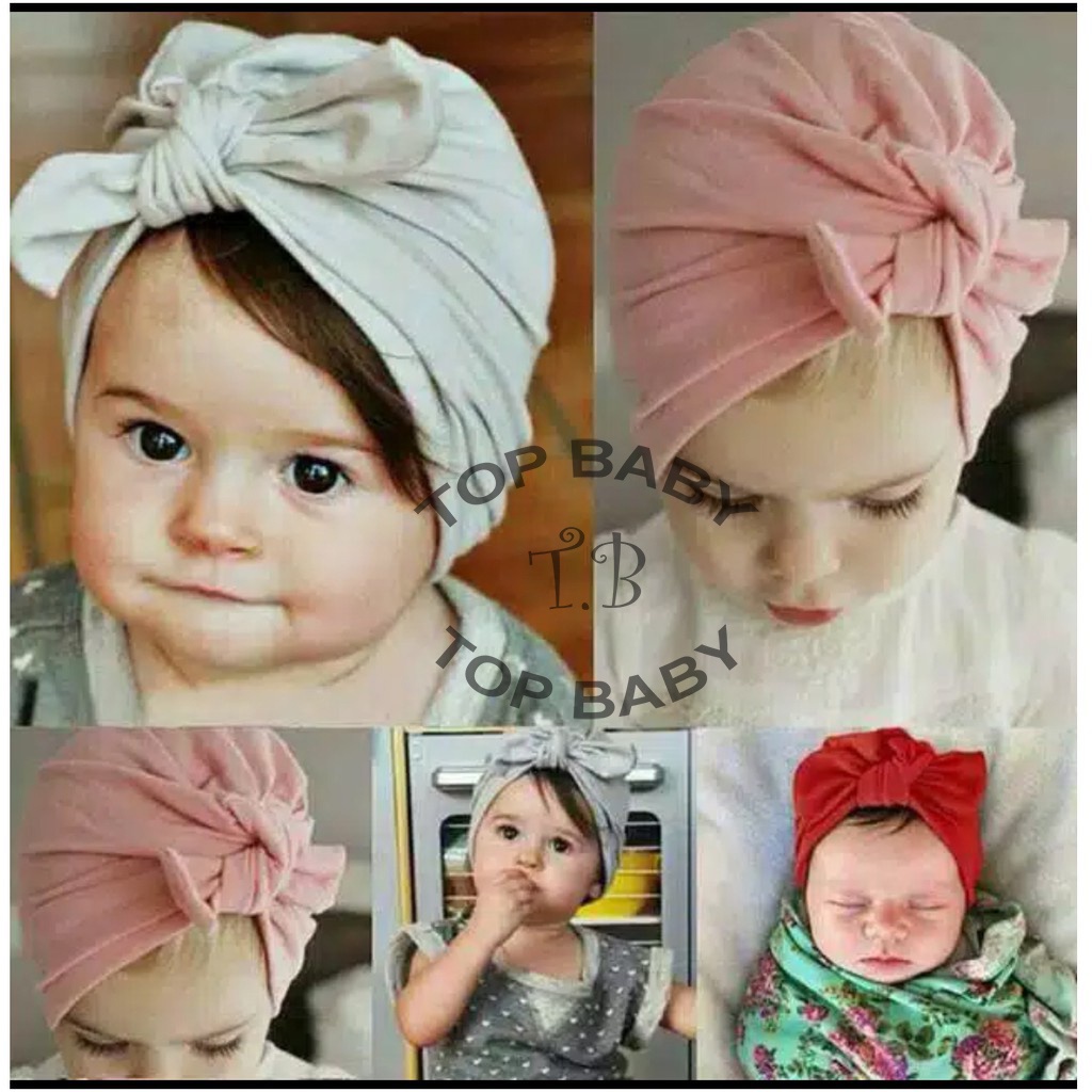 Turban Bayi Pita Motif Kelinci - 4234