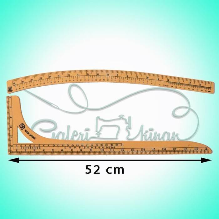 

Perlengkapan Jahit - Alat Jahit - Penggaris Pola Set Besar