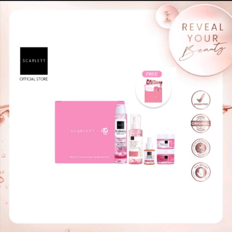 READY// PRELOVED 1 PAKET WHITENING SCARLETT