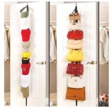 UP DN HOOK Hanger Gantungan Baju Tas Topi Pintu Rack Organizer Fashion