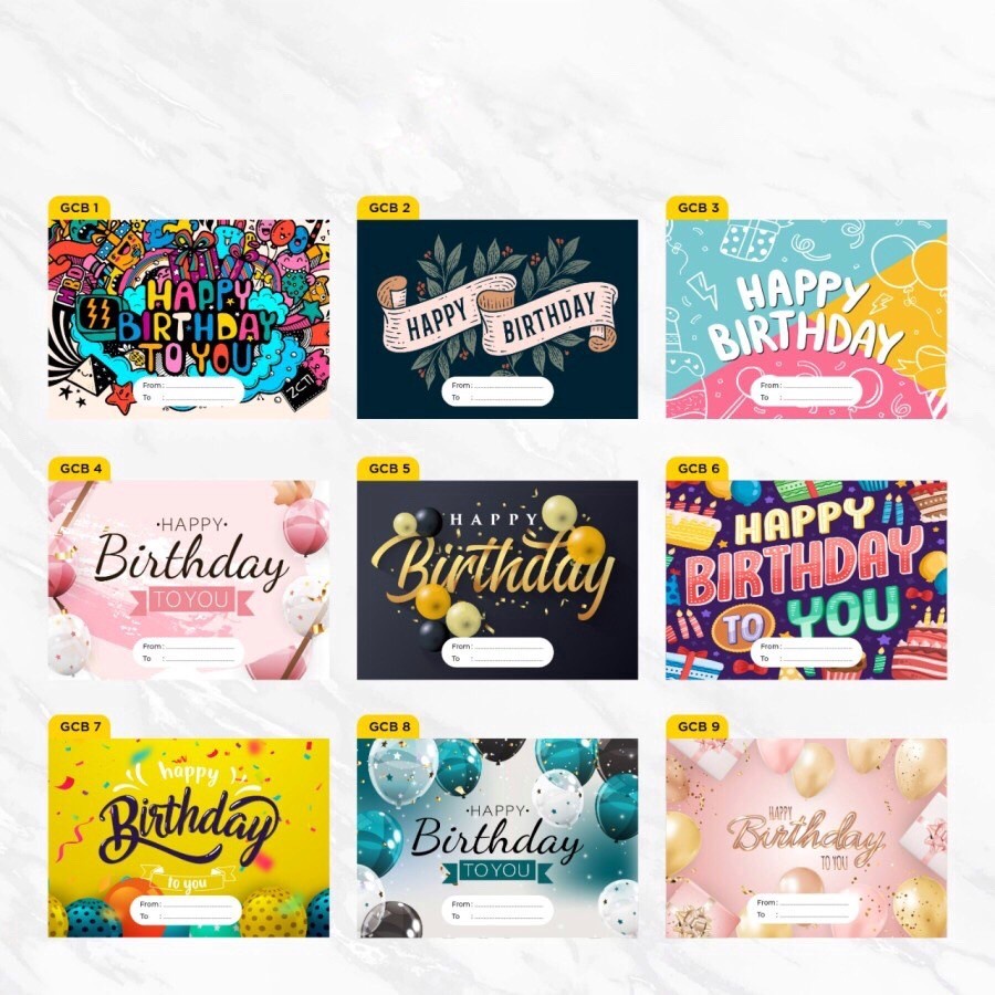 Kartu Ucapan Ulang Tahun / greeting card Wisuda untuk Kado Birthday (MBS)