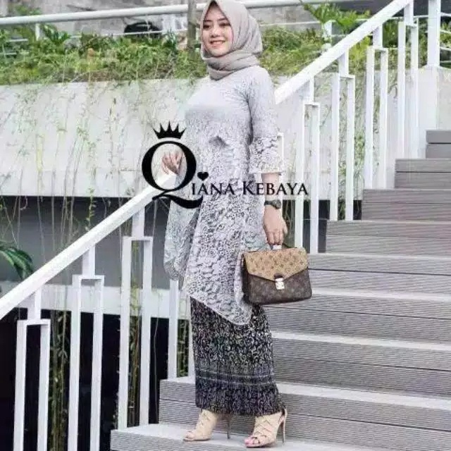 SETELAN KEBAYA MODERN SRIKANDI / KEBAYA BROKAT TERLARIS / KEBAYA MODERN / KEBAYA WISUDA / KEBAYA PES