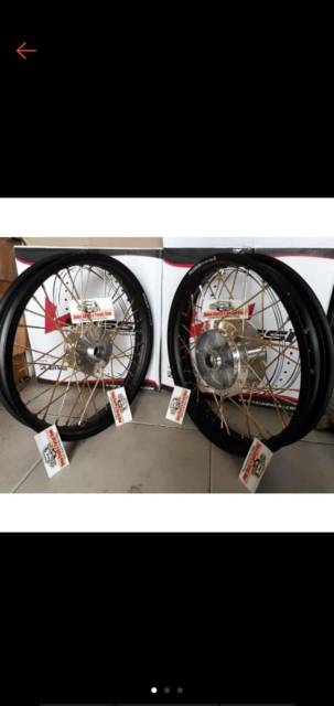 Paketan Velg jari jari CB 150 Megapro Tiger Revo Verza CBR 150 New Megapro New CB150 sama rakit