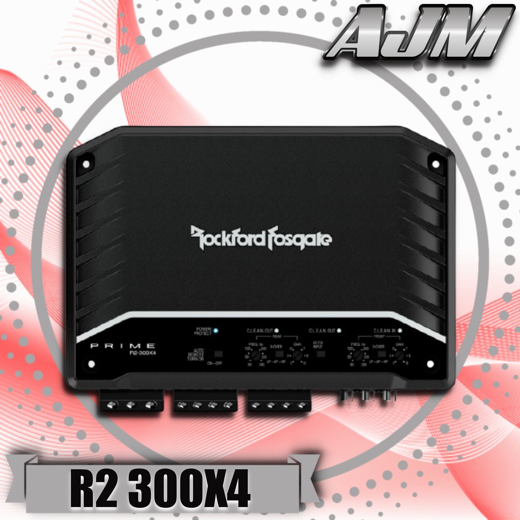 Power Amplifier ROCKFORD FOSGATE PRIME 300 Watt 4-Channel not HELIX