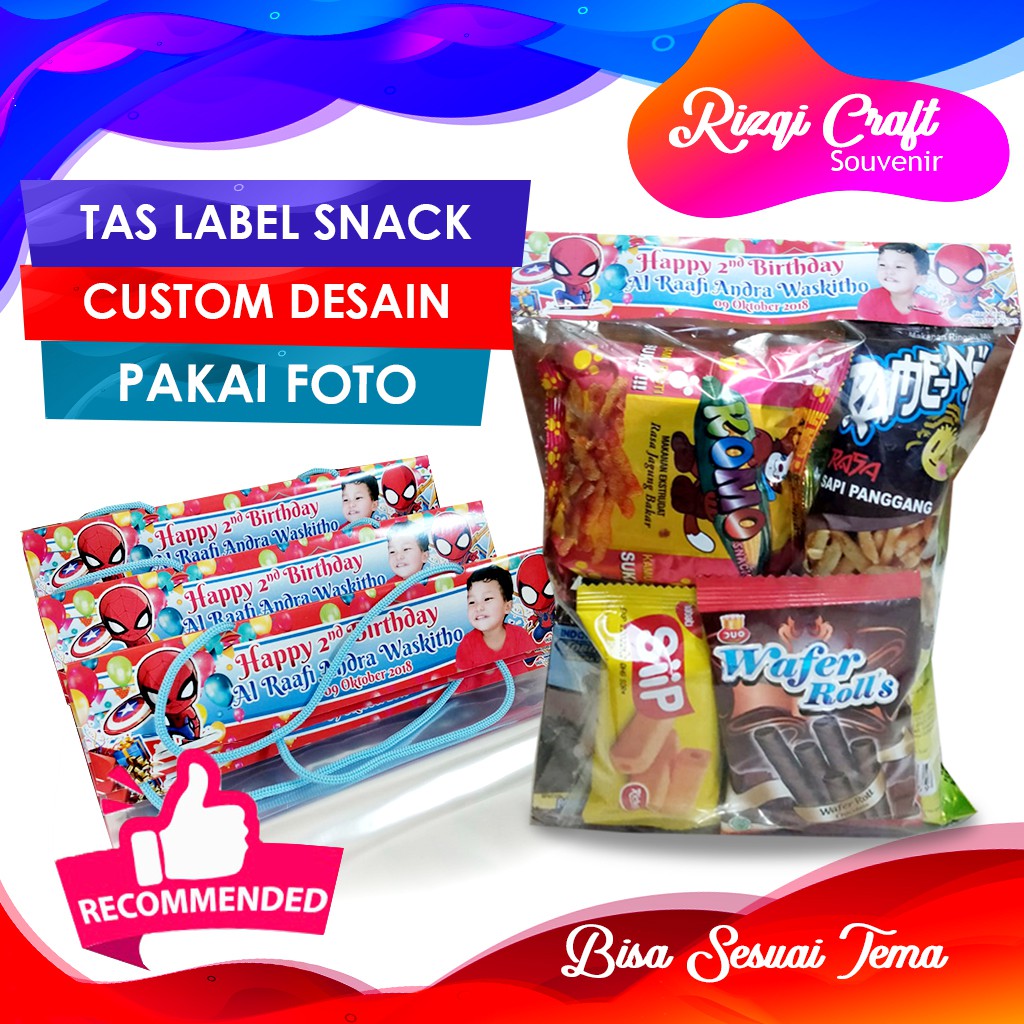 

Tas Label Ultah Jajan Snack Plastik Ulang Tahun