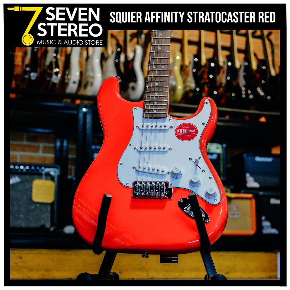 Squier Affinity Stratocaster Race Red Electric Guitar