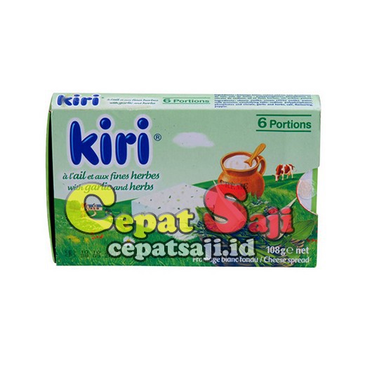 

Cream Cheese Garlic & Herb Portion 108 gr