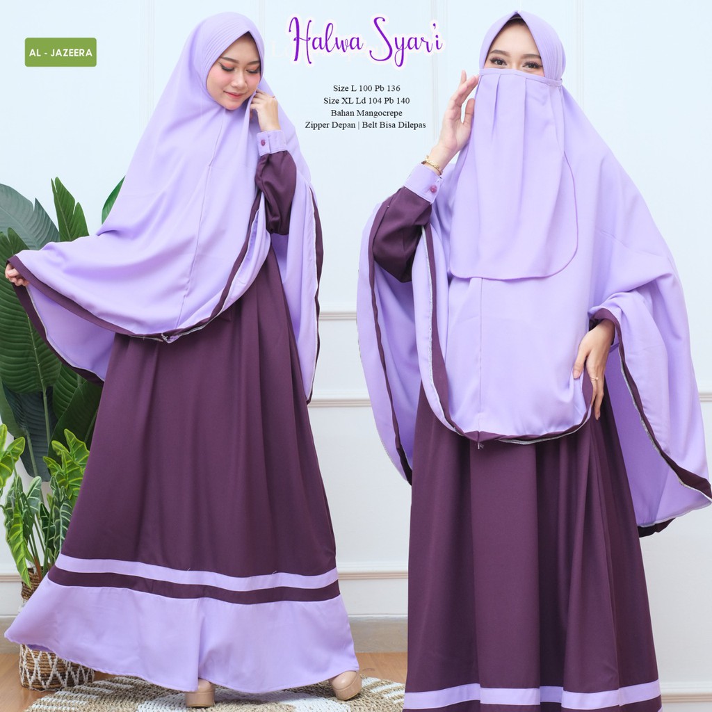 Gamis wanita Halwa ori Aiisha