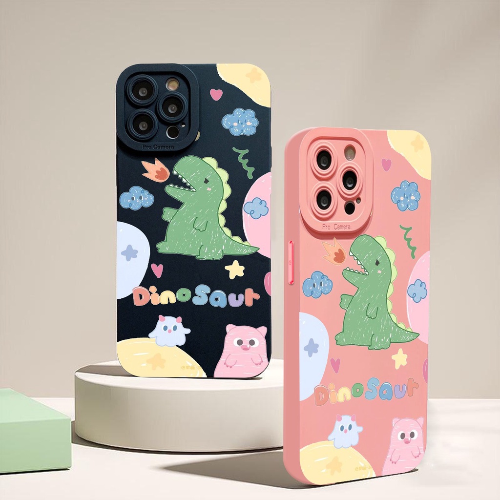 Benua Case - Softcase Pro Camera CUTE DINO SAMSUNG A05 A05S J7 Prime J7 Plus J4 J6 J8 J2 Prime J4+ G