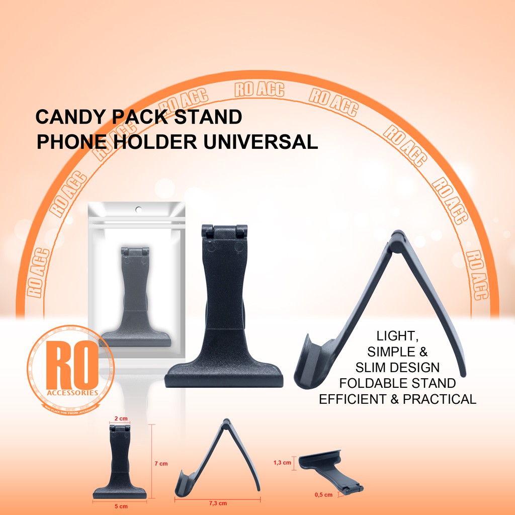 [RO ACC] CANDY PACK STAND PHONE HOLDER UNIVERSAL FOR ZOOM DAN NONTON SOUVENIR