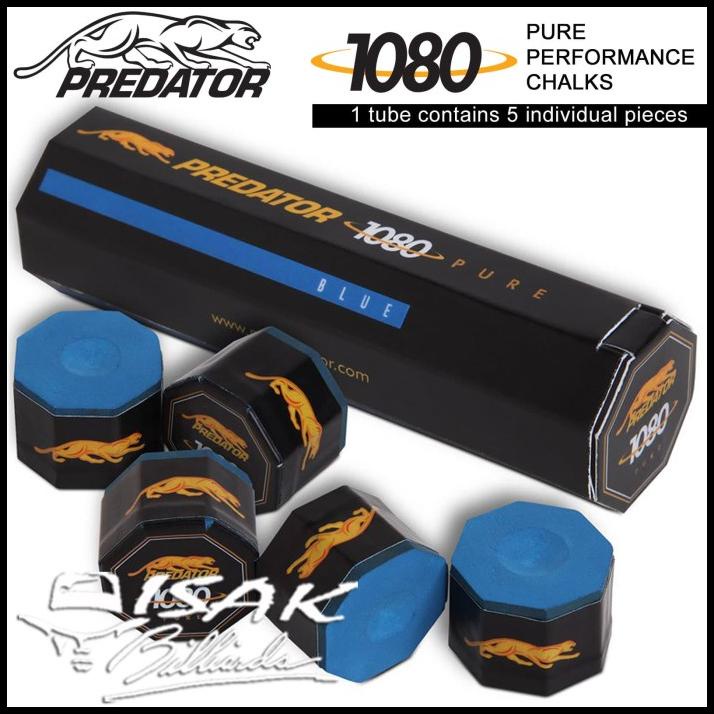 

Heaven | Predator Chalk Usa - 5 Piece Billiard Chalk - Kapur Biliar - Biru