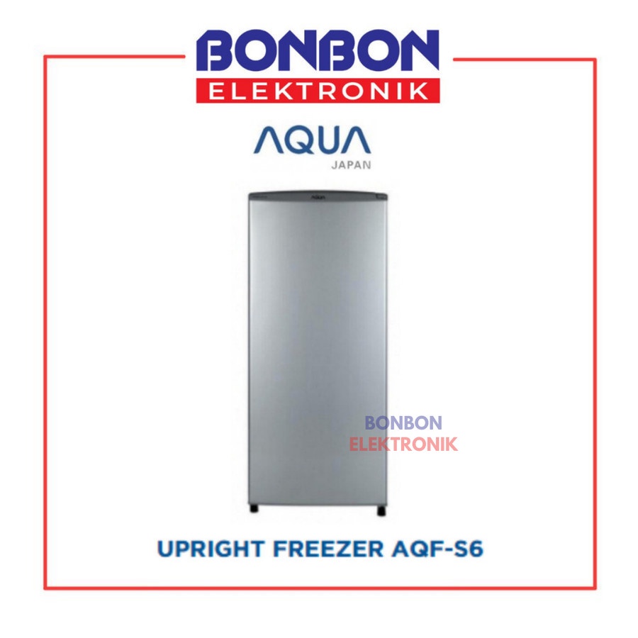 AQUA Freezer AQF-S6(S) 6 Rak Asi / Es Batu AQFS6S Kulkas 1 Pintu