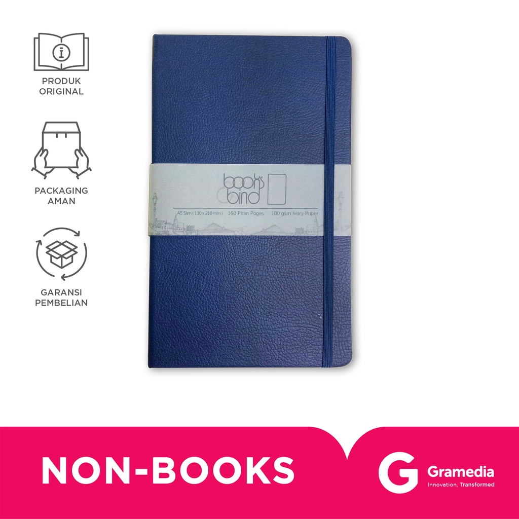 

Books&Bind Nb Simple Hc A5-Slim Navy
