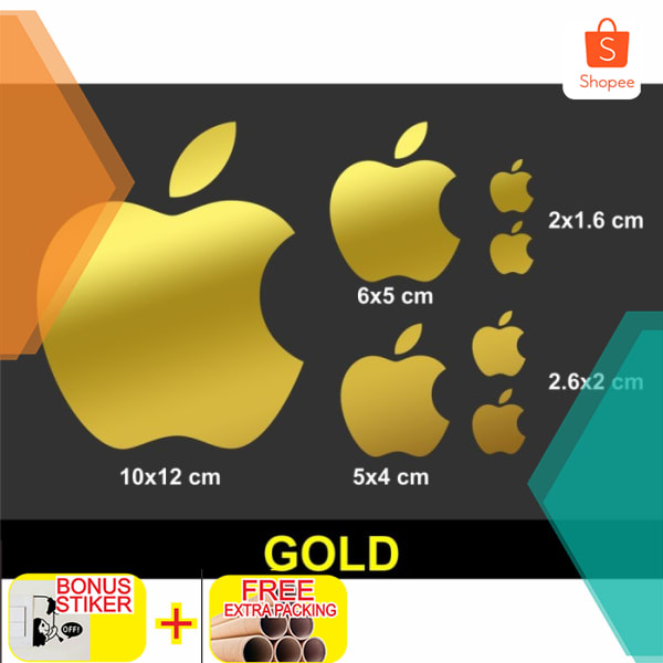 

ISI 7 PCS STIKER CUTTING LOGO APPLE IPHONE Keren