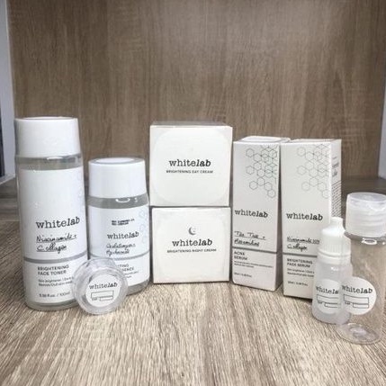 whitelab brightening day cream night ceam serum share in jar