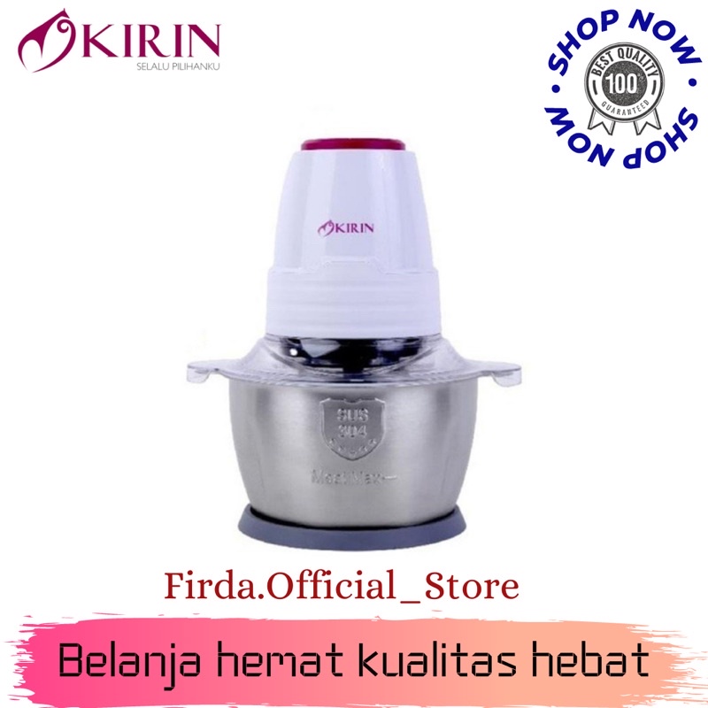 KIRIN FOOD CHOPPER KFC315S 1.5 LITER MANGKOK STAINLESS SS304 100% ORI