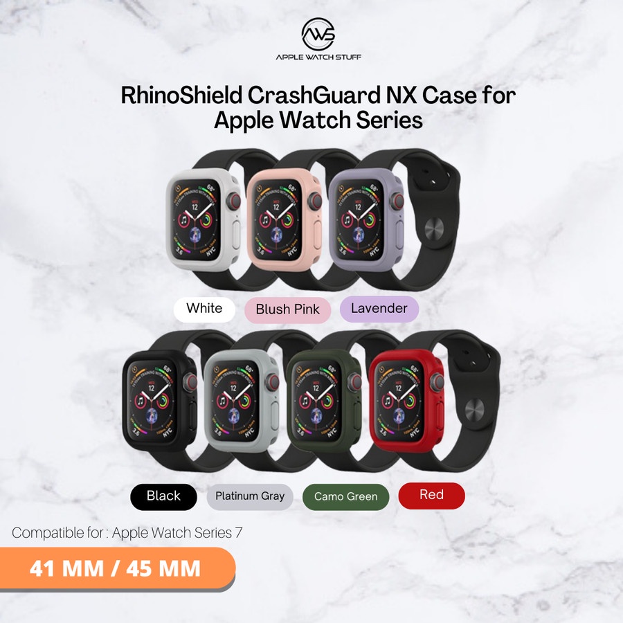 RhinoShield CrashGuard NX Case for Apple Watch Series 7 41mm 45mm