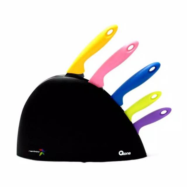 Oxone Pisau Set / Knife Set Rainbow 5Pcs Set OX606