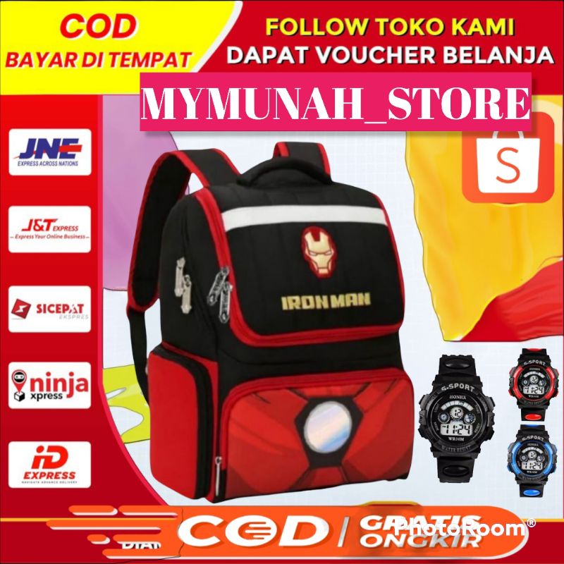 Tas ransel fashion aksesoris Backpack sekolah anak SD dan SMP/Terbaru