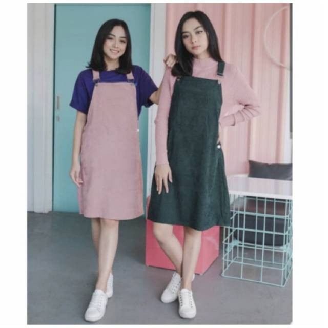 shopee overall dress