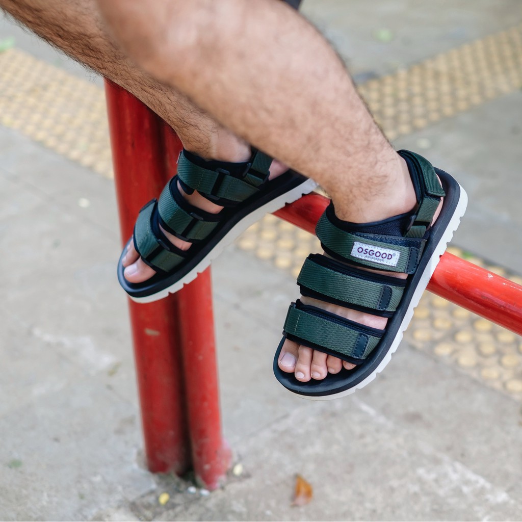 Sandal Gunung dan Travelling Malmo Olive White By Osgood Footwear