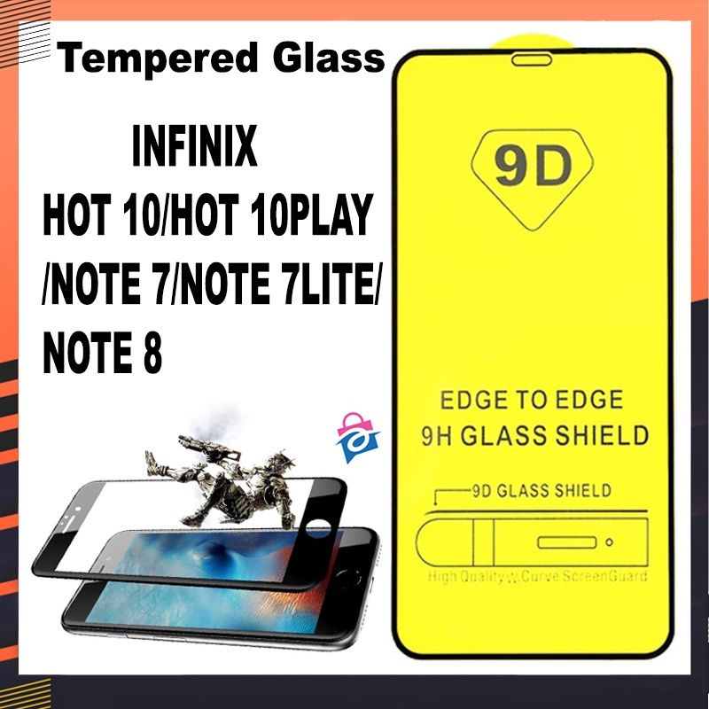 (OM) TG TEMPERGLASS FULL NONPACK INFINIX SMART4/SMART5/HOT10/HOT9PLAY/HOT10PLAY