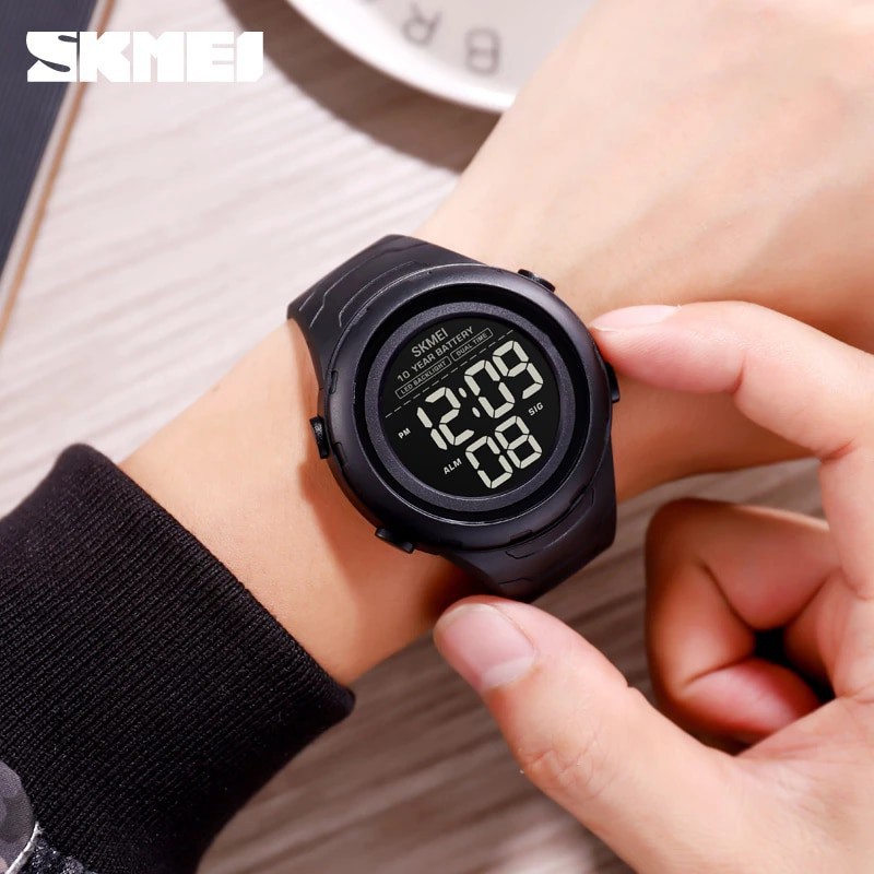 Jam Tangan Skmei 1675 Karet Digital Original Water Resistant