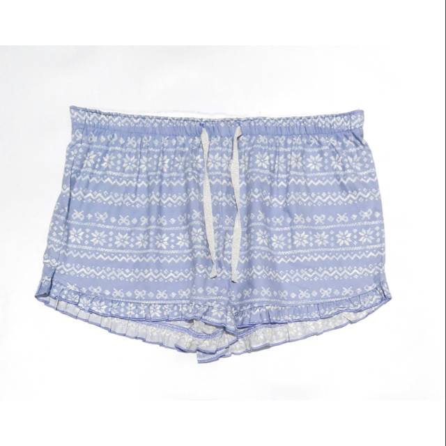 hollister flannel sleep shorts