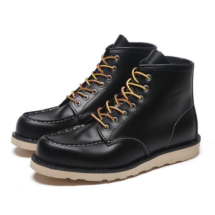 SEPATU PRIA BOOT KASUALMOC TOE TERBARU 2022 SEPATU KULIT 100% ASLI