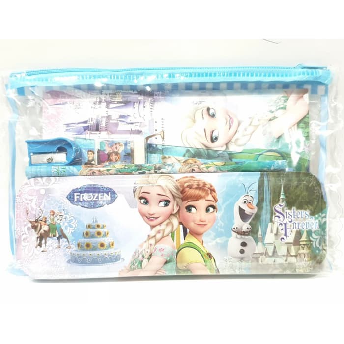 

Stationery Set Kotak Pensil Alat Tulis Frozen Anak Perempuan Biru 3000