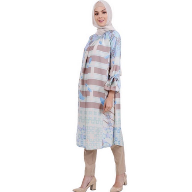 Lila tunic tunik brown ria miranda riamiranda