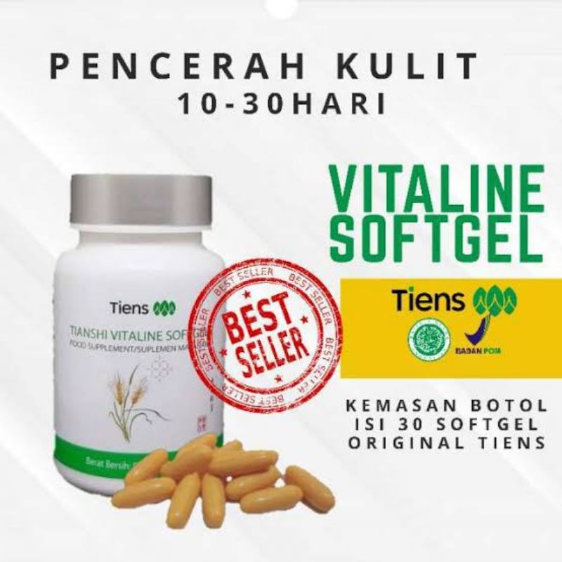 VITALINE SOFTGELL PEMUTIH ORIGINAL TIENS