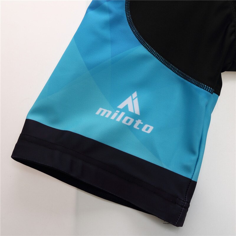 MILOTO Baju Pakaian Olahraga Sepeda Pria Cycling Jersey Short Sleeve Men