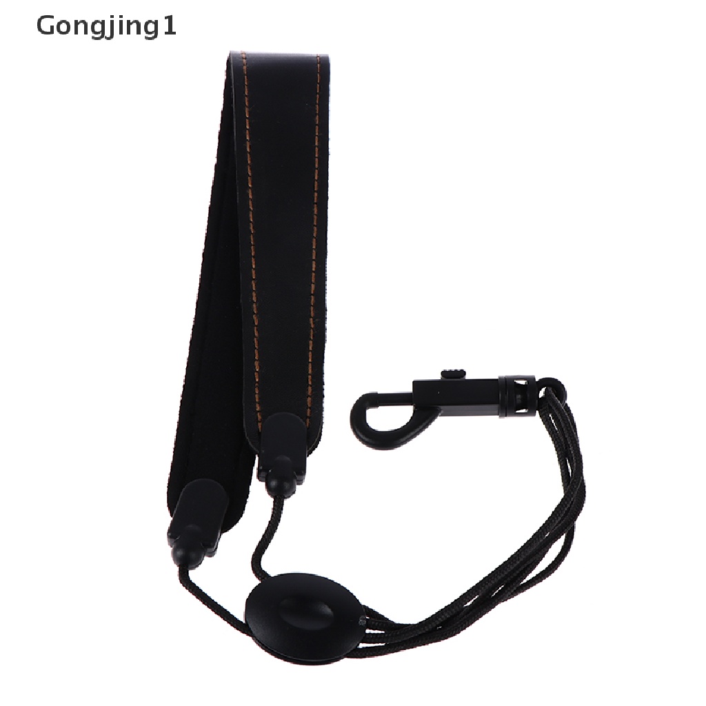 Gongjing1 Strap Leher Saxophone Alto Adjustable Bahan Kulit