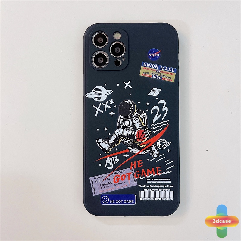 Soft Case Tpu Motif Nasa Untuk Infinix Hot 10 Play Hot 10 10t 10s 10i S4 9 Pro 11 Plus Hot 9 11 Play 11 11S NFC Infinix Smart 4 5 Pro 3 Plus Infinix Note 8 10 Tencno Spark 5 PRO A54 A15 A9 A5 Fashion Astronaut Space Soft TPU Casing Back Cover