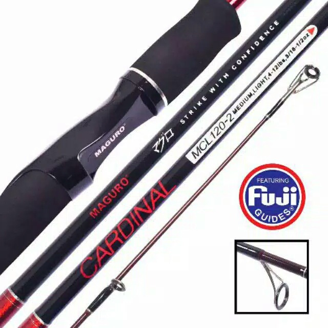 Joran Pancing  Buat IKAN MAS SPINNING MAGURO CARDINAL 150-180 Carbon Hollow Buat IKAN MAS