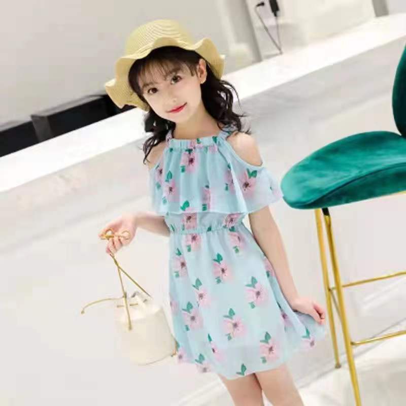 2 - 7 Tahun | Dress Ji Hyun - Dress Anak Perempuan Korea Style 2023 - Baju Anak Perempuan - Dress Anak Kualitas Import Dres Sabrina Anak ZR Vedia