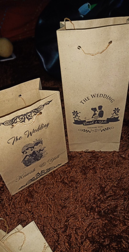 Paper Bag Tempat Mangkok  Bola 11x6x12