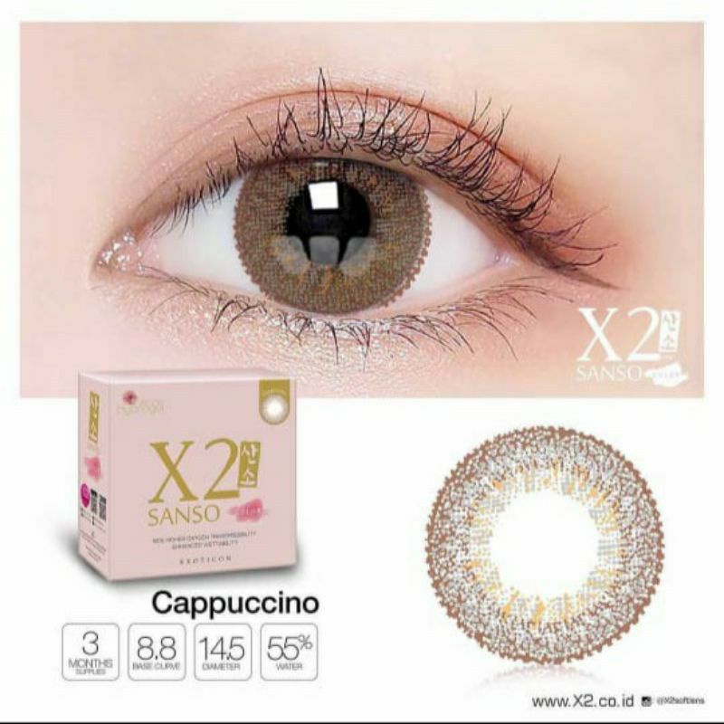 Softlens X2 Sanso Color by Exoticon (normal,minus)