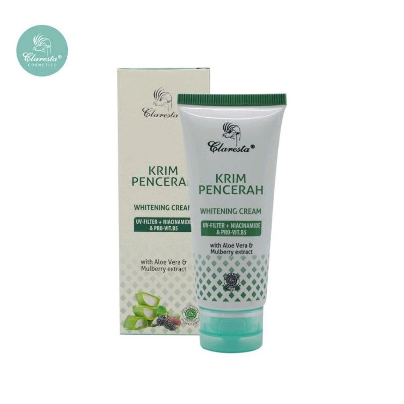 CLARESTA Krim Pencerah Whitening Cream 30gr