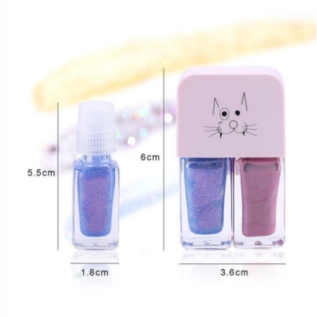 KUTEK 2 IN 1 CAT KUKU KOREA 2 WARNA HALAL TAHAN LAMA [SWEETSPACE]