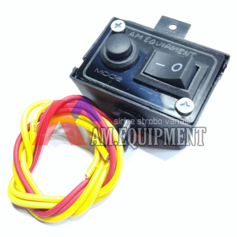 Saklar Switch Akrilik Strobo RTD E03 F3 T3 F6 Universal