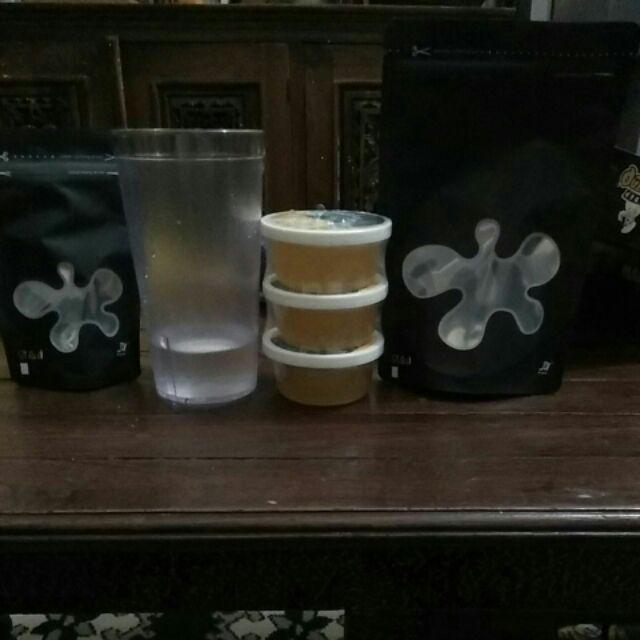 Standing Pouch Window Transmetz 250gr Kpack - 100 Pcs