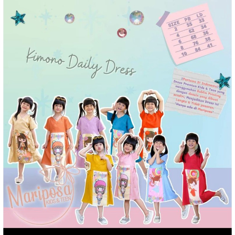 MARIPOSA KIDS & TEEN Kimono Daily Dress