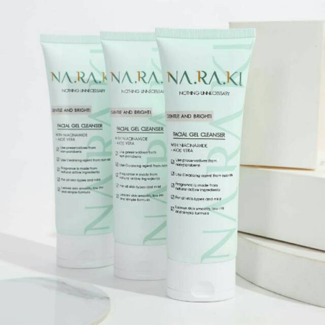 NARAKI GENTLE AND BRIGHT FACIAL GEL CLEANSER