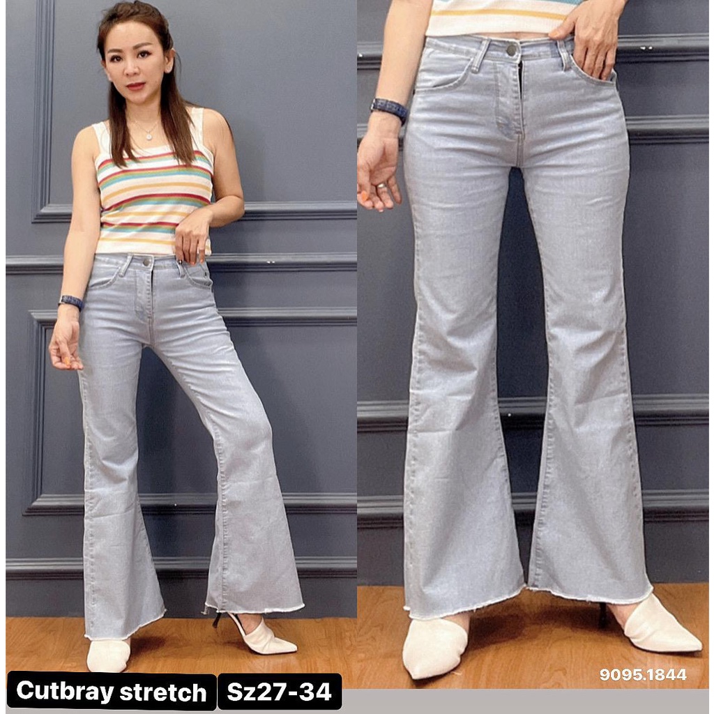 Celana Panjang Jeans Wanita Cutbray Rawis 27-30 31-34 Bisa Bayar Ditempat (COD)