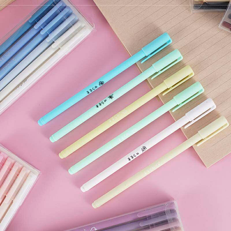 

Gel Pen Set Isi 6 pcs, Morandi Color Signature Pen