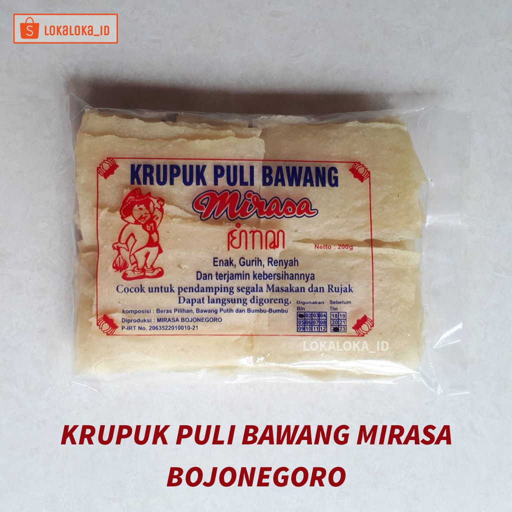 

Krupuk Puli Bawang Mirasa 200g