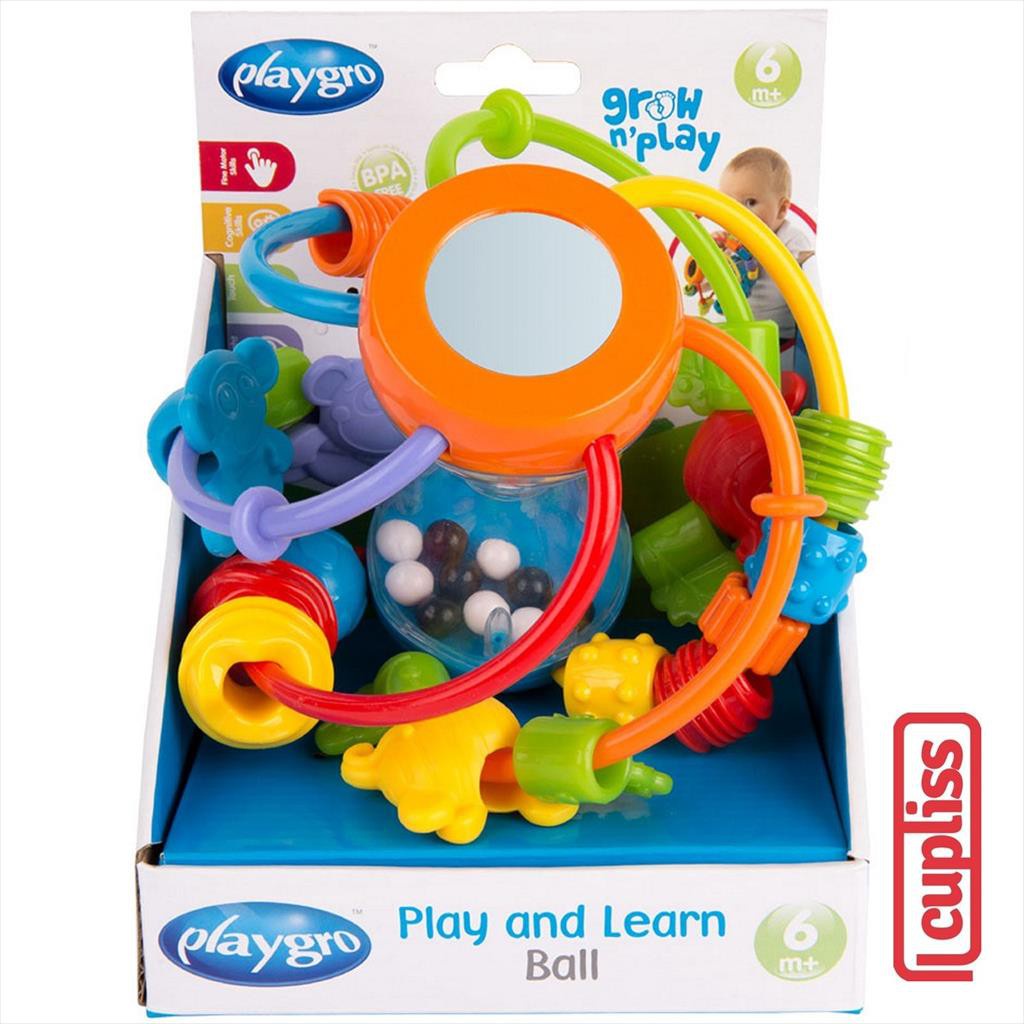 Playgro 122143 Play And Learn Ball Mainan Bayi